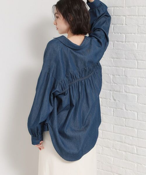 THE SHOP TK / ザ ショップ ティーケー シャツ・ブラウス | バックシャーリングシャツ長袖 | 詳細6