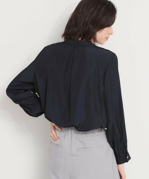 THE SHOP TK / ザ ショップ ティーケー シャツ・ブラウス | ヴィンテージサテンギャザーブラウス | 詳細10