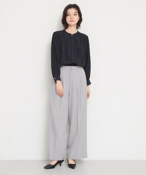 THE SHOP TK / ザ ショップ ティーケー シャツ・ブラウス | ヴィンテージサテンギャザーブラウス | 詳細11