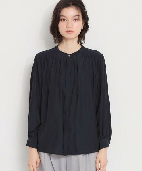THE SHOP TK / ザ ショップ ティーケー シャツ・ブラウス | ヴィンテージサテンギャザーブラウス | 詳細13