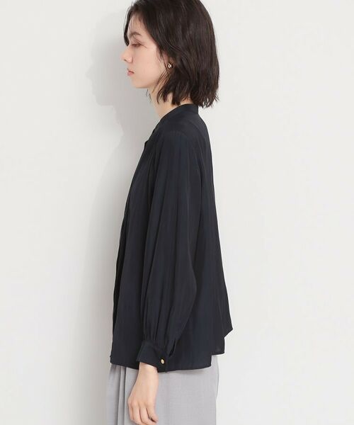 THE SHOP TK / ザ ショップ ティーケー シャツ・ブラウス | ヴィンテージサテンギャザーブラウス | 詳細14