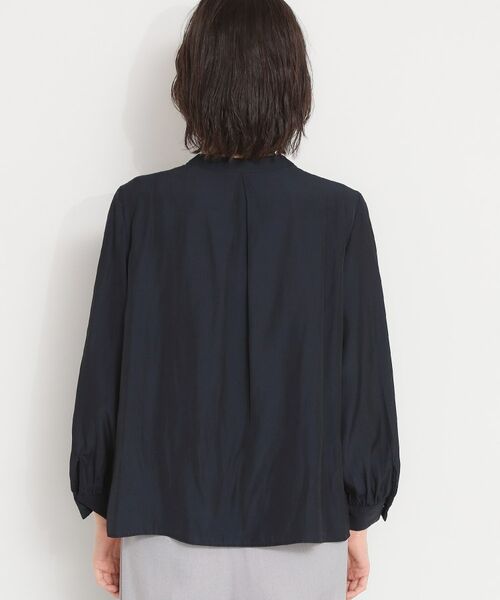 THE SHOP TK / ザ ショップ ティーケー シャツ・ブラウス | ヴィンテージサテンギャザーブラウス | 詳細15