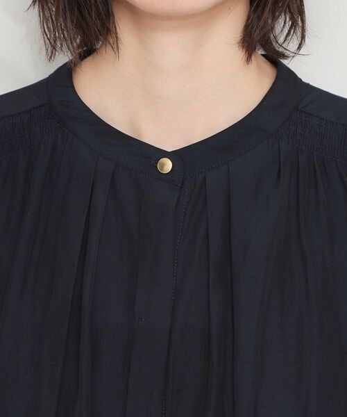 THE SHOP TK / ザ ショップ ティーケー シャツ・ブラウス | ヴィンテージサテンギャザーブラウス | 詳細16