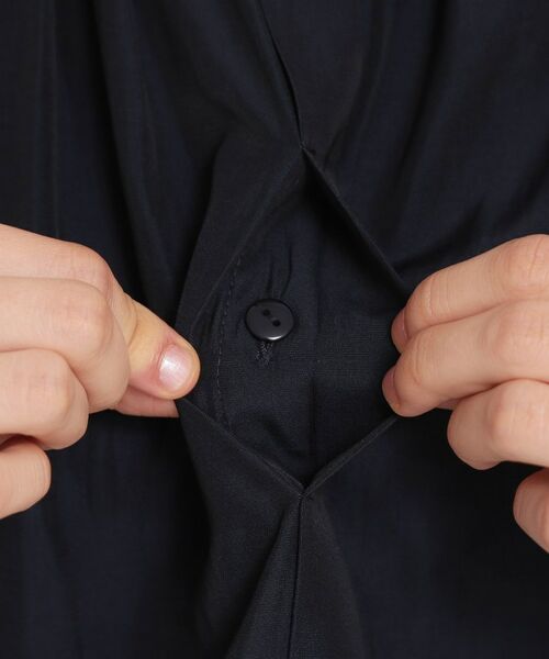 THE SHOP TK / ザ ショップ ティーケー シャツ・ブラウス | ヴィンテージサテンギャザーブラウス | 詳細21