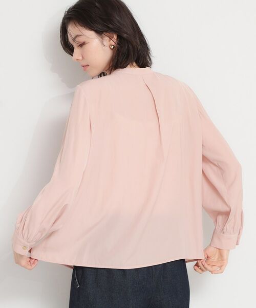 THE SHOP TK / ザ ショップ ティーケー シャツ・ブラウス | ヴィンテージサテンギャザーブラウス | 詳細6