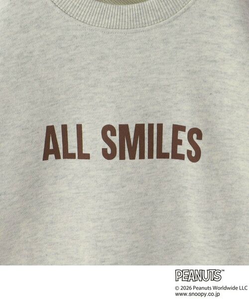 THE SHOP TK / ザ ショップ ティーケー スウェット | 【110-160】PEANUTS / ピーナッツ スヌーピーミニ裏毛スウェット | 詳細12