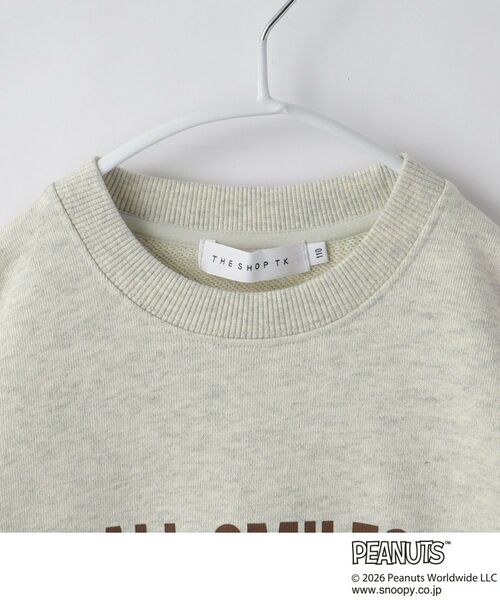 THE SHOP TK / ザ ショップ ティーケー スウェット | 【110-160】PEANUTS / ピーナッツ スヌーピーミニ裏毛スウェット | 詳細4