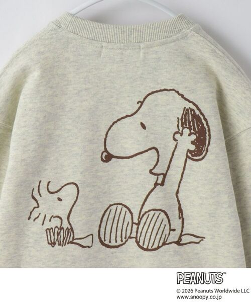 THE SHOP TK / ザ ショップ ティーケー スウェット | 【110-160】PEANUTS / ピーナッツ スヌーピーミニ裏毛スウェット | 詳細5