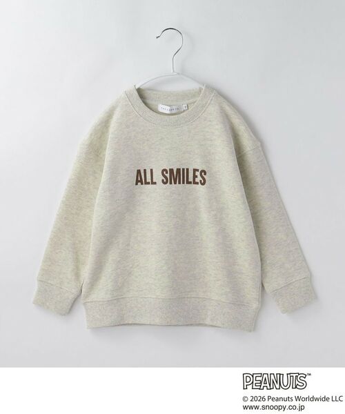 THE SHOP TK / ザ ショップ ティーケー スウェット | 【110-160】PEANUTS / ピーナッツ スヌーピーミニ裏毛スウェット(アイボリー(004))