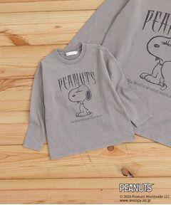THE SHOP TK / ザ ショップ ティーケー カットソー | 【110－160】PEANUTS ／ ピーナッツ スヌーピー ヴィンテージ風プリント長袖Tシャツ