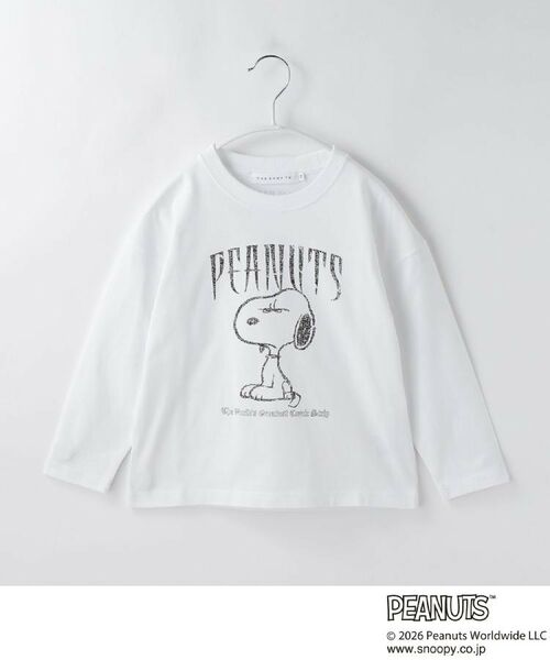 THE SHOP TK / ザ ショップ ティーケー カットソー | 【110－160】PEANUTS ／ ピーナッツ スヌーピー ヴィンテージ風プリント長袖Tシャツ | 詳細12
