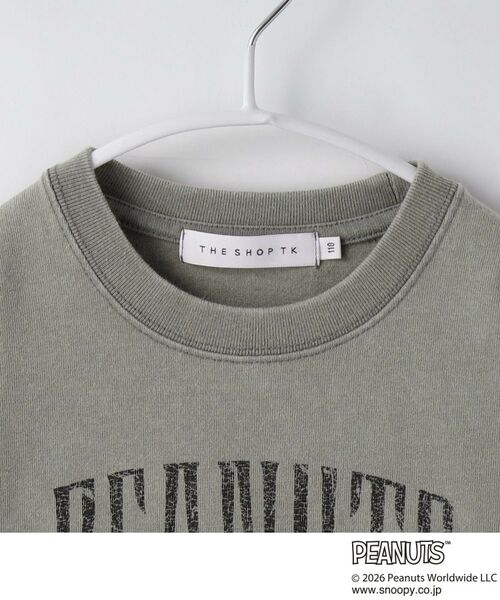 THE SHOP TK / ザ ショップ ティーケー カットソー | 【110－160】PEANUTS ／ ピーナッツ スヌーピー ヴィンテージ風プリント長袖Tシャツ | 詳細6