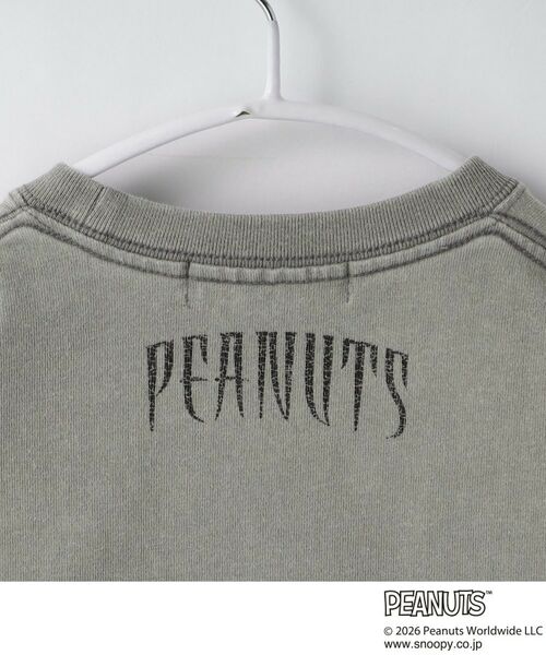 THE SHOP TK / ザ ショップ ティーケー カットソー | 【110－160】PEANUTS ／ ピーナッツ スヌーピー ヴィンテージ風プリント長袖Tシャツ | 詳細7
