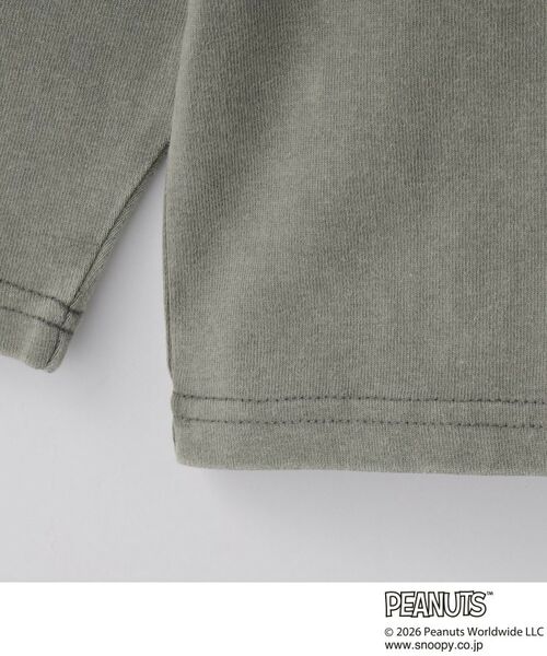 THE SHOP TK / ザ ショップ ティーケー カットソー | 【110－160】PEANUTS ／ ピーナッツ スヌーピー ヴィンテージ風プリント長袖Tシャツ | 詳細9