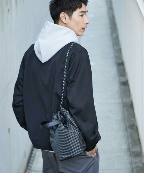 THE SHOP TK / ザ ショップ ティーケー ショルダーバッグ | ツイル2WAY 巾着バッグ | 詳細1