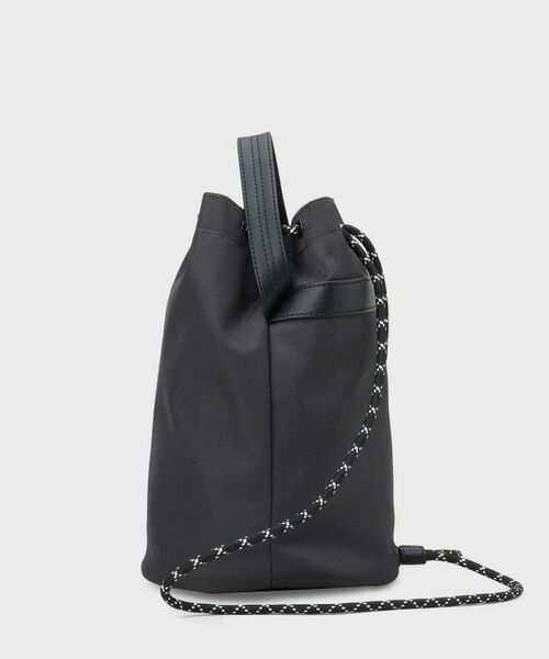 THE SHOP TK / ザ ショップ ティーケー ショルダーバッグ | ツイル2WAY 巾着バッグ | 詳細13