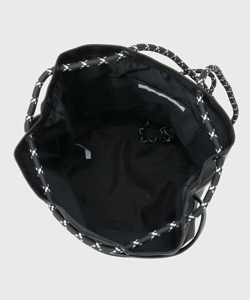 THE SHOP TK / ザ ショップ ティーケー ショルダーバッグ | ツイル2WAY 巾着バッグ | 詳細17