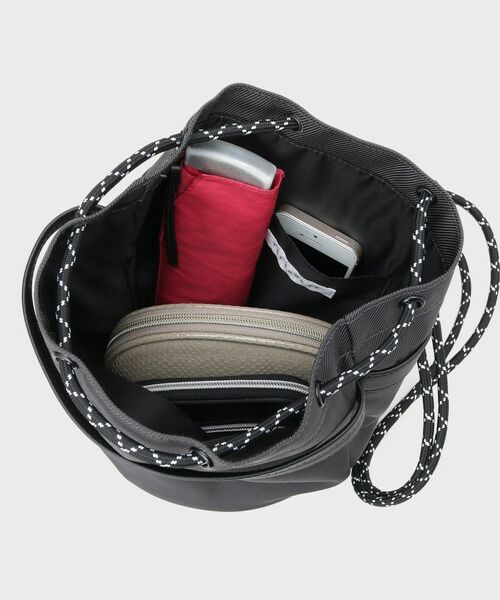 THE SHOP TK / ザ ショップ ティーケー ショルダーバッグ | ツイル2WAY 巾着バッグ | 詳細19