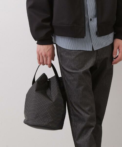 THE SHOP TK / ザ ショップ ティーケー ショルダーバッグ | ツイル2WAY 巾着バッグ | 詳細8