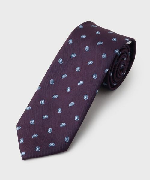 THE SHOP TK / ザ ショップ ティーケー ネクタイ | 小紋柄 アソート ネクタイ 【洗濯機OK】（ボルドー(464)）