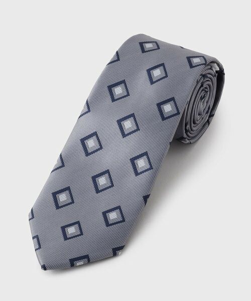 THE SHOP TK / ザ ショップ ティーケー ネクタイ | 小紋柄 アソート ネクタイ 【洗濯機OK】（グレー(612)）