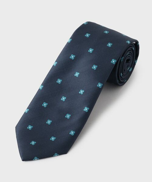 THE SHOP TK / ザ ショップ ティーケー ネクタイ | 小紋柄 アソート ネクタイ 【洗濯機OK】（ネイビー(194)）