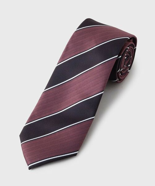 THE SHOP TK / ザ ショップ ティーケー ネクタイ | ストライプ柄 アソート ネクタイ 【洗濯機OK】（ピンク(371)）