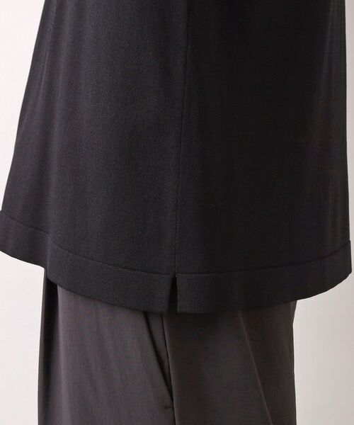 THE SHOP TK / ザ ショップ ティーケー ニット・セーター | 《KURO》半袖モックネックニット | 詳細10