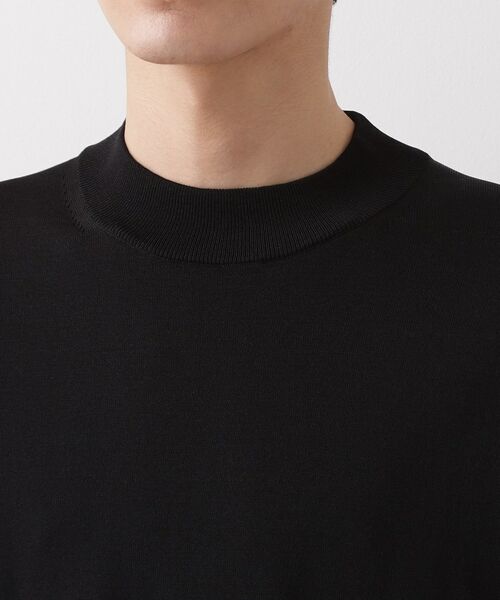 THE SHOP TK / ザ ショップ ティーケー ニット・セーター | 《KURO》半袖モックネックニット | 詳細8