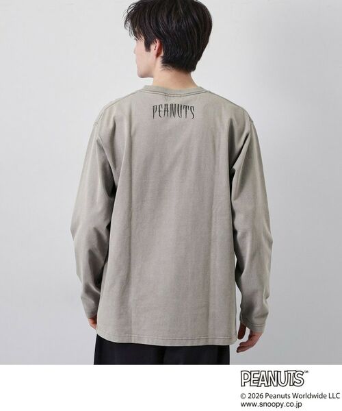 THE SHOP TK / ザ ショップ ティーケー Tシャツ | PEANUTS ／ ピーナッツ スヌーピー ヴィンテージ風プリント長袖Tシャツ | 詳細6