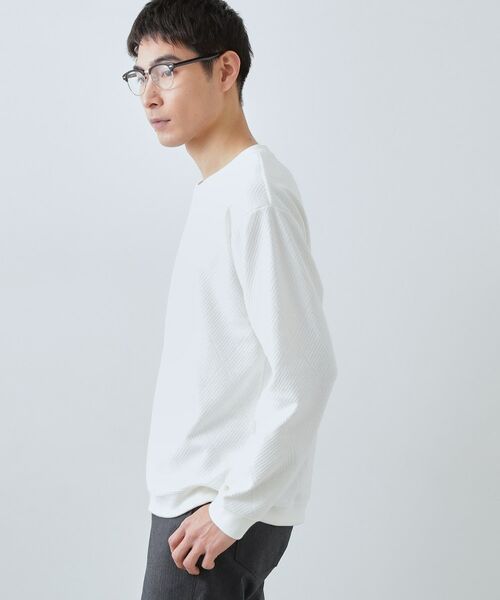 THE SHOP TK / ザ ショップ ティーケー スウェット | ジャガードリンクススウエット | 詳細1