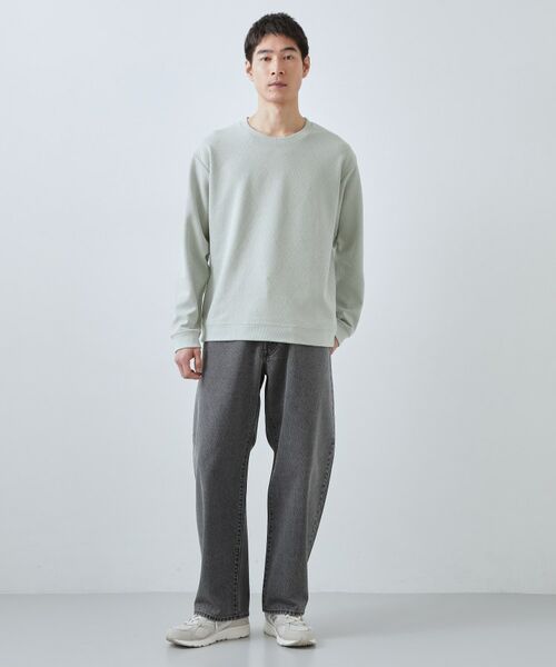 THE SHOP TK / ザ ショップ ティーケー スウェット | ジャガードリンクススウエット | 詳細11