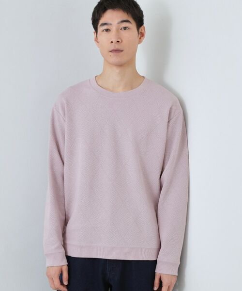 THE SHOP TK / ザ ショップ ティーケー スウェット | ジャガードリンクススウエット | 詳細13