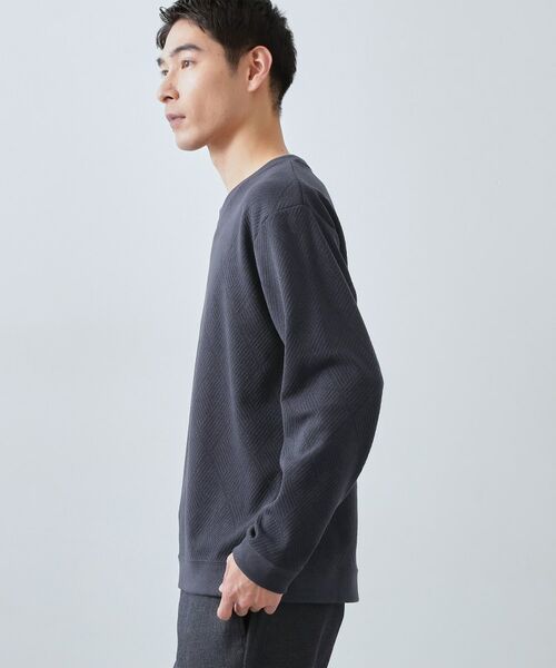 THE SHOP TK / ザ ショップ ティーケー スウェット | ジャガードリンクススウエット | 詳細18