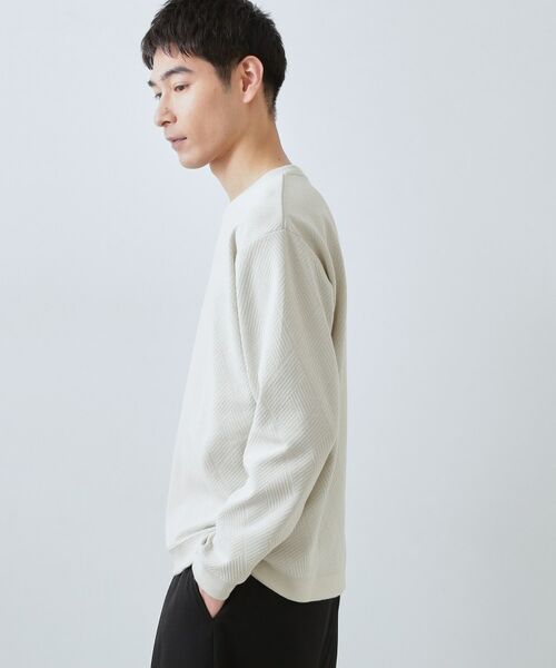 THE SHOP TK / ザ ショップ ティーケー スウェット | ジャガードリンクススウエット | 詳細5