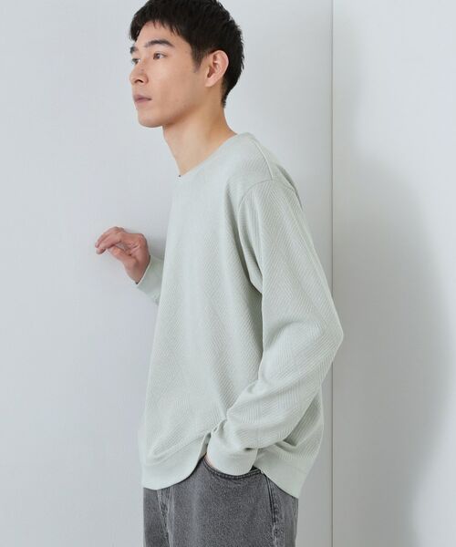 THE SHOP TK / ザ ショップ ティーケー スウェット | ジャガードリンクススウエット | 詳細9