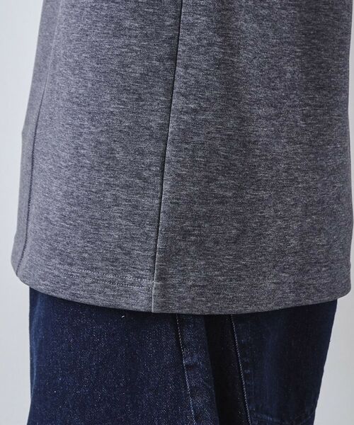 THE SHOP TK / ザ ショップ ティーケー カットソー | ダンボール ステッチ切替デザイン 長袖Tシャツ 洗濯機OK | 詳細22