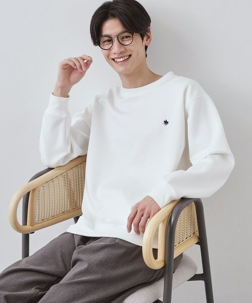 THE SHOP TK / ザ ショップ ティーケー スウェット | POLO BCS ダンボールスウェット（オフホワイト(003)）