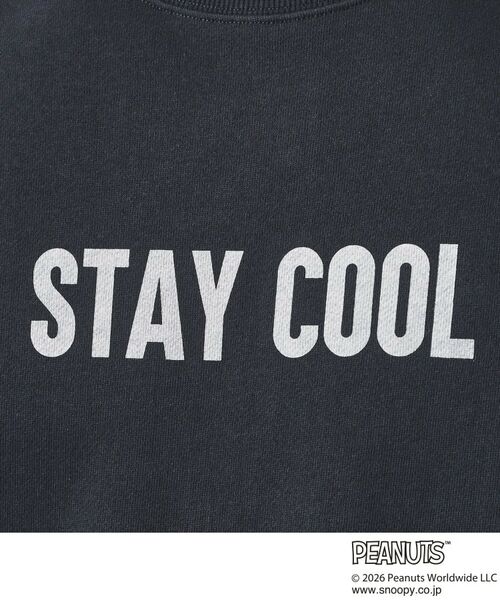 THE SHOP TK / ザ ショップ ティーケー スウェット | PEANUTS ／ ピーナッツ スヌーピー ミニ裏毛スウェット | 詳細12