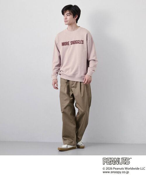 THE SHOP TK / ザ ショップ ティーケー スウェット | PEANUTS ／ ピーナッツ スヌーピー ミニ裏毛スウェット | 詳細6