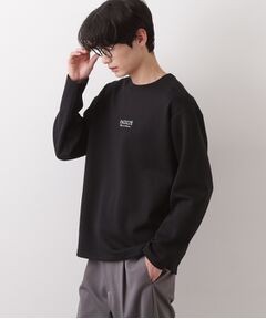 THE SHOP TK / ザ ショップ ティーケー カットソー | 【さりげないワンポイント】ダンボール刺繍スウェット 洗濯機OK