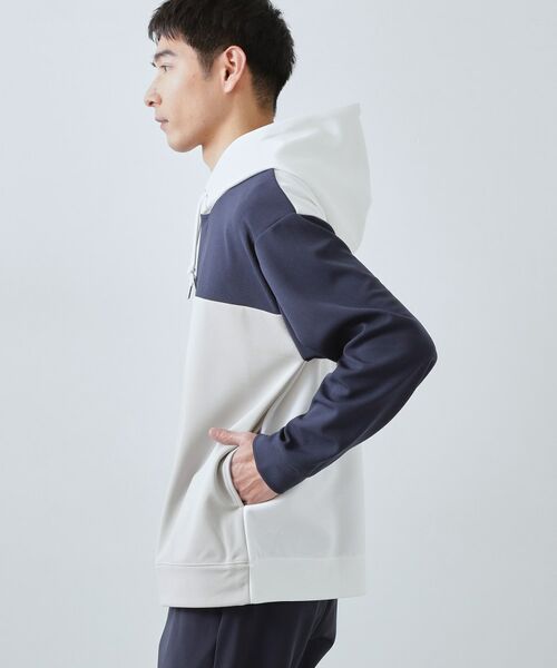 THE SHOP TK / ザ ショップ ティーケー パーカー | パネル切替パーカ 【洗濯機OK】 | 詳細1