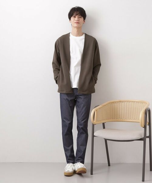 THE SHOP TK / ザ ショップ ティーケー カーディガン・ボレロ | カーディガン＋半袖Tシャツ セットアイテム 洗濯機OK | 詳細11