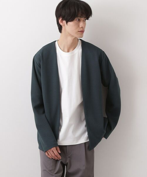 THE SHOP TK / ザ ショップ ティーケー カーディガン・ボレロ | カーディガン＋半袖Tシャツ セットアイテム 洗濯機OK | 詳細14