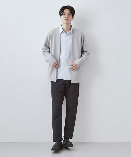 THE SHOP TK / ザ ショップ ティーケー カーディガン・ボレロ | カーディガン＋半袖Tシャツ セットアイテム 洗濯機OK | 詳細4