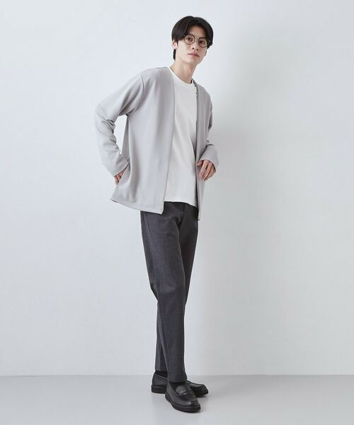 THE SHOP TK / ザ ショップ ティーケー カーディガン・ボレロ | カーディガン＋半袖Tシャツ セットアイテム 洗濯機OK | 詳細5