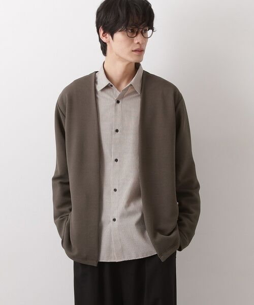 THE SHOP TK / ザ ショップ ティーケー カーディガン・ボレロ | カーディガン＋半袖Tシャツ セットアイテム 洗濯機OK | 詳細7