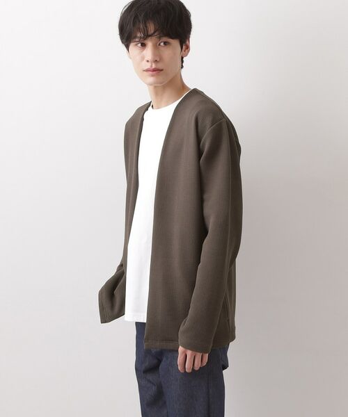 THE SHOP TK / ザ ショップ ティーケー カーディガン・ボレロ | カーディガン＋半袖Tシャツ セットアイテム 洗濯機OK | 詳細8