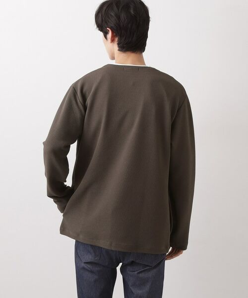 THE SHOP TK / ザ ショップ ティーケー カーディガン・ボレロ | カーディガン＋半袖Tシャツ セットアイテム 洗濯機OK | 詳細9