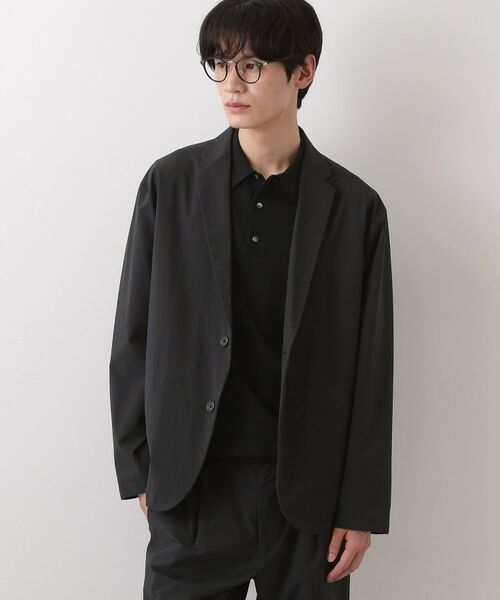 THE SHOP TK / ザ ショップ ティーケー テーラードジャケット | 《KURO》コーデュラナイロン ジャケット セットアップ可／防シワ／撥水／ストレッチ | 詳細1